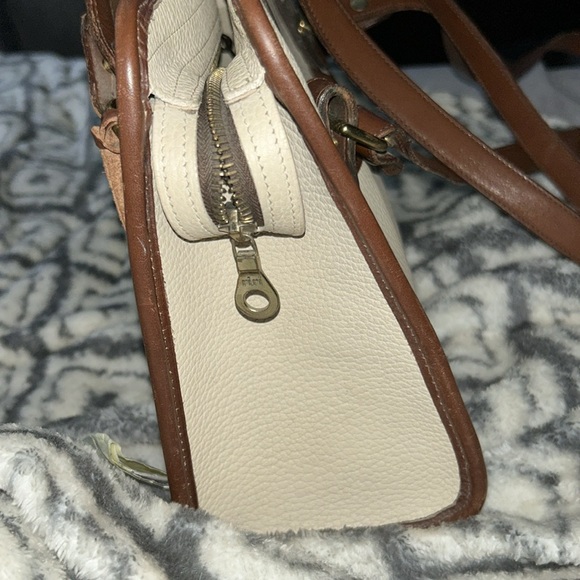 VINTAGE Dooney& Bourke Burgundy Brown Tmoro Exotic Leather Shoulder Bag  rare 💼 - Picture 4 of 5
